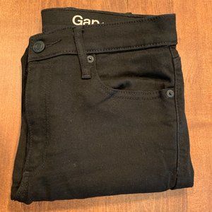 Gap black skinny jeans, 29R